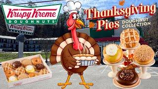 Krispy Kreme NEW Thanksgiving Pies Doughnut Collection Review - Pigeon Forge TN