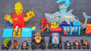 Hot Wheels Collection Unboxing Toy Review ASMR | Hot Wheels City Ultra Shark Car Wash Playset