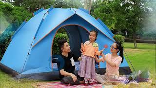 (Thuyết minh) Lều picnic dã ngoại du lịch đi phượt cỡ lớn size đủ cho 3 4 người 200x200x145cm