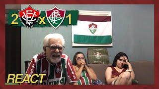 FAMÍLIA TRICOLOR REAGE A 2 VITORIA X 1 FLUMINENSE - CAMPEONATO BRASILEIRO 2024