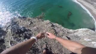 Man Survives Dangerous Cliff Jump