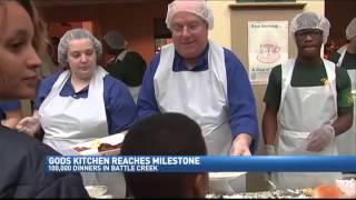 WWMT - God's Kitchen in Battle Creek celebrating 100,000 meals mark