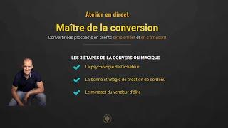 Maître de la conversion - de prospects à clients en quelques clics