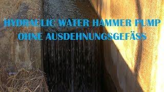 wie man Wasser ohne Motor anhebt , hydraulic water hammer pump