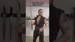 Longsword is a PERFECT EDC weapon! #shorts #sword