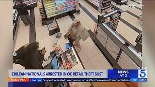 2 Chilean nationals arrested for Irvine retail theft