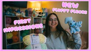 MICHAEL'S HAS NEW YARN?!?! | Michael's Fluffy Flecks Yarn First Impressions Vlog