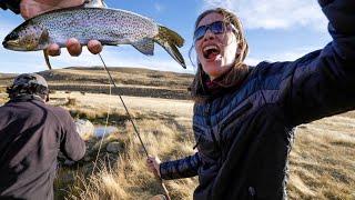 Our First Time FLY FISHING in PATAGONIA!  | Estancia Tecka Lodge