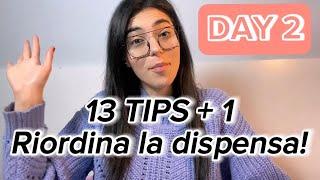 DISORDINE in CUCINA: Giorno 2 di "14 TIPS + 1" per riordinare casa