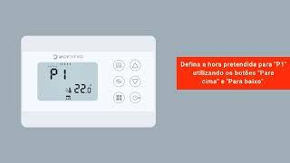 Cronotermostato Digital Touch ZANTIA T30S (Programação Semanal)