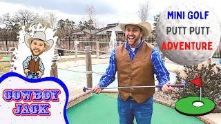 Learn Mini Golf - Putt Putt | Cowboy Jack | Educational Videos for Kids