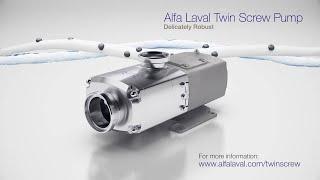 The new Alfa Laval Twin Screw pump - delicately robust