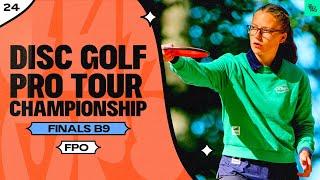 2024 Disc Golf Pro Tour Championship | FPO FINALB9 | Scoggins, Gannon, Tattar, Saarinen | JomezPro