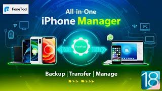 Backup & Manage iPhone Like a Pro | FoneTool ! Best Free iPhone Backup & Data Manager