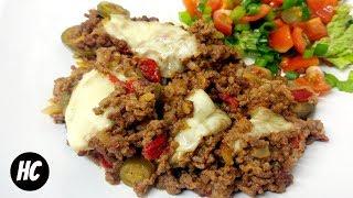Tasty Beef with Melted Cheese - Halal Chef