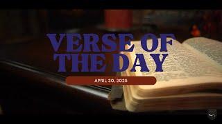 Verse of the Day - April 30, 2025 (Ephesians 3:17-19)