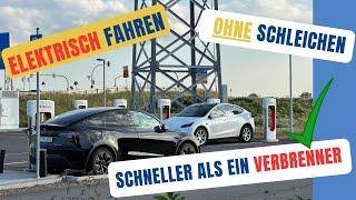 600 km Tagesausflug mit dem Elektroauto, wer braucht dafür unbedingt einen Verbrenner? Tesla MY