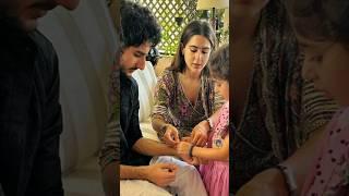 ibrahim Ali Khan with family  father Saif Ali Khan sister Sara Ali Khan #ibrahim #saraalikhan