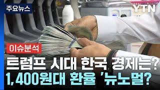 트럼프 시대 맞는 한국 경제...환율 1,400원대 비상 / YTN