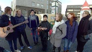 Singing at Reykjavík, Iceland -- in VR