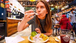 Epic PERUVIAN FOOD Tour in Lima: Eating at 3 Food Markets in MIRAFLORES! 