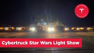 Epic Tesla Cybertruck Star Wars Lightshow for May the 4th!