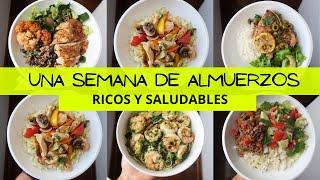 UNA SEMANA DE ALMUERZOS RICOS Y SALUDABLES | Michela Perleche