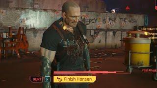 V spares Kurt Hansen but.... - Cyberpunk 2077 Phantom Liberty