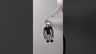 Head with water #water #shortsart #art #drawing