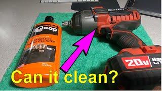 Cleaning Power Tools Orange Goop Waterless Hand Cleaner