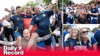 Scotland at Euro 2024: Tartan Army take over the fan zone in Cologne ahead of Switzerland clash