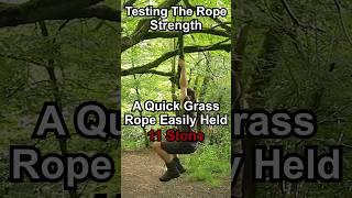 Making Strong Rope From Grass  Bushcraft Cordage #bushcraft #survival #camping #outdoors #grass