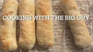 Cooking with the Big Guy makes homemade filled rolls!