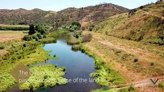 4K - ALGARVE - PORTUGAL - FARM HOUSE - DRONE - ODELOUCA RIVER - ALFERCE  MONCHIQUE - DJI MAVIC PRO 2