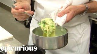 Chef Daniel Patterson Makes Yuba Pasta with a Spring Sauce