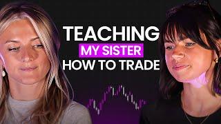 How To Trade Trendlines (teaching my sister)
