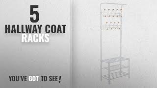 Top 10 Hallway Coat Racks [2018]: SONGMICS Height 187 cm Metal Hall Tree Entryway Organizer