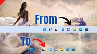 How to get a Transparent Taskbar on Windows 11