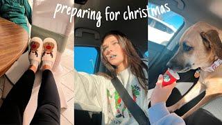 christmas decor vlog (decorating, starbucks holiday drink, sephora haul, tik tok shop experience)