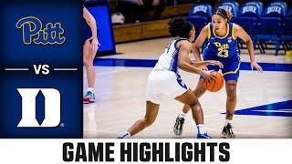 Pitt vs. Duke Game Highlights | 2024-25 ACC Women's Basketball