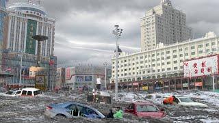 Now China is under water! Cars floating in water, flash floods in Xiamen