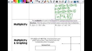 2.4 Zeros & Multiplicity PC2122