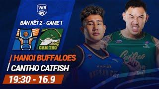  Playoff 2 - G1: Hanoi Buffaloes - Cantho Catfish | Giải bóng rổ chuyên nghiệp Việt Nam - VBA 2024