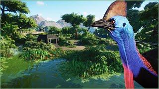  Simple tropical southern cassowary habitat | Conuco Zoo | Planet Zoo | speedbuild