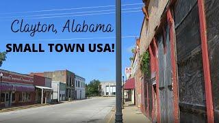 Clayton, Alabama Small Town USA! Historic Downtown - Murals - Home of the Unusual Octagon House