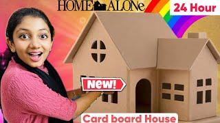 24hr inside cardboard house  | Minshas world