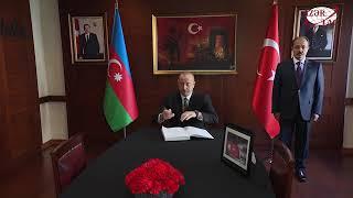 President Ilham Aliyev visited the embassy of Türkiye in Azerbaijan