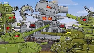 All episodes: VK-44 breaches the defense lines. Cartoons about tanks