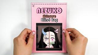 [Paper diy] Nezuko Skincae Blind bag Paper ASRM  No music