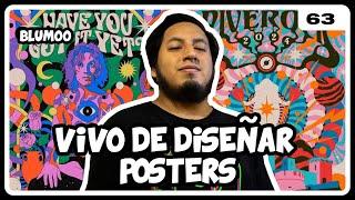 La Cruda Realidad Detrás de ser Ilustrador - Blumoo @posters.blumoo | Podcast 63